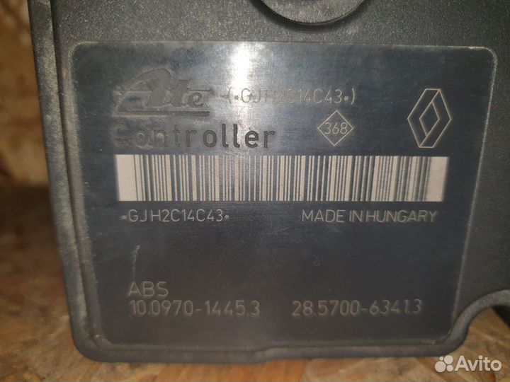 Блок ABS (насос) Renault Fluence