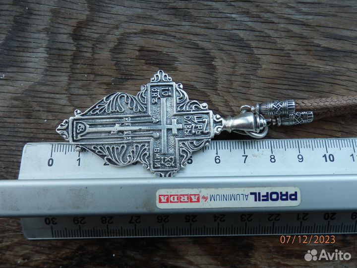 Православный крест-листик женский серебро 28гр