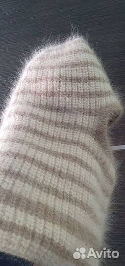 Балаклава вязаная женская