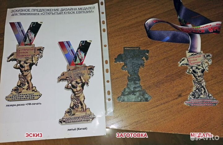 Индивидуальные медали на заказ