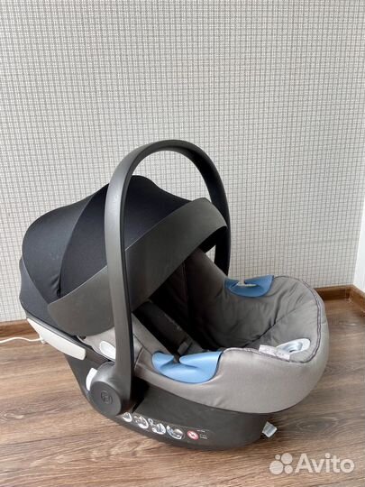 Автолюлька Cybex Aton M серого цвета (сайбекс)