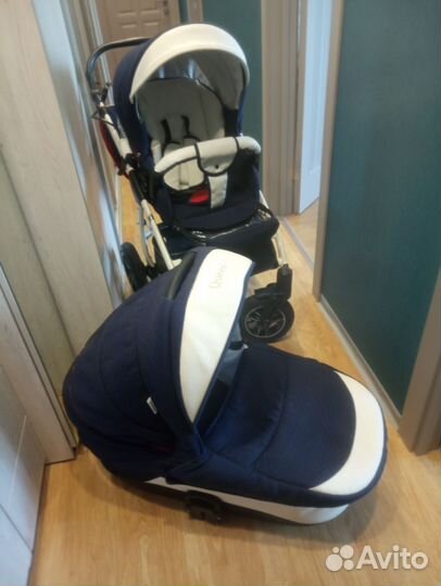 Коляска 2 в 1 indigo Queen