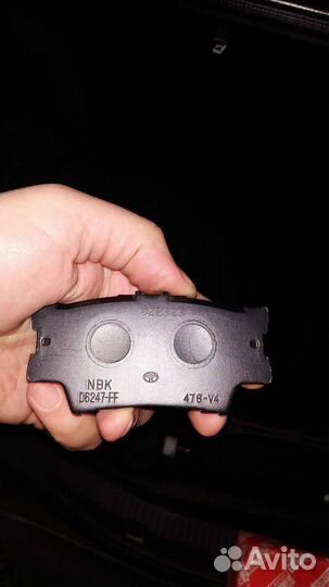 Camry 40 задние тормозные колодки