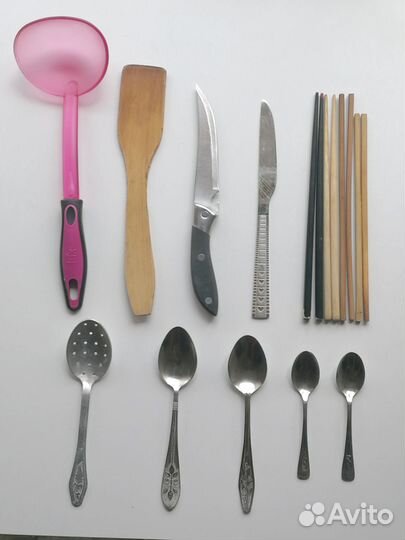 Половник нож ложка лопатка палочки для суши