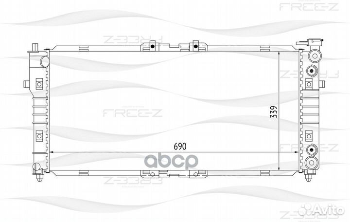 Радиатор KK0151 free-Z