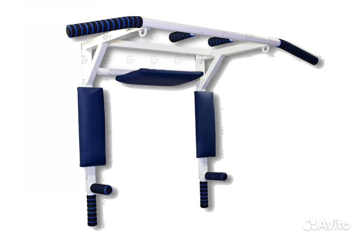 Турник брусья пресс 3 В 1 с грипсами