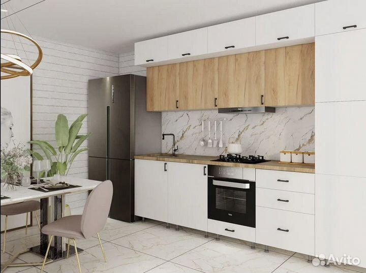 Кухня 3 метра с пеналом 