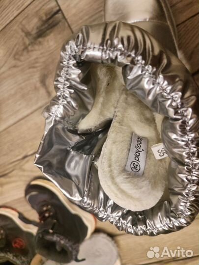 Сапоги дутики для девочки