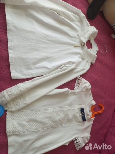 Блузки школьная 128 134