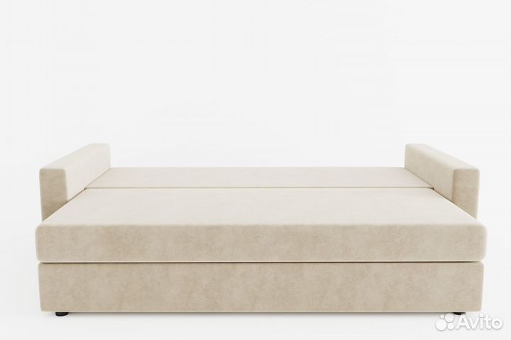 Диван прямой Олимп-1 (ппу) с ножками-кубышками