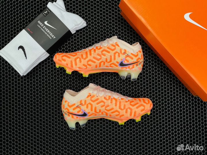 Бутсы детские nike air zoom vapor 15 elite fg