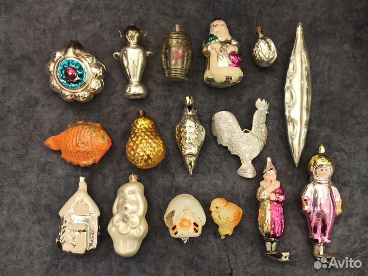 Ёлочные игрушки СССР в реставрацию