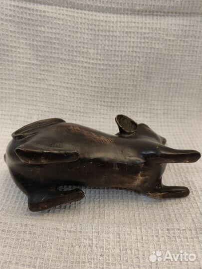 Статуэтка бронза мышка