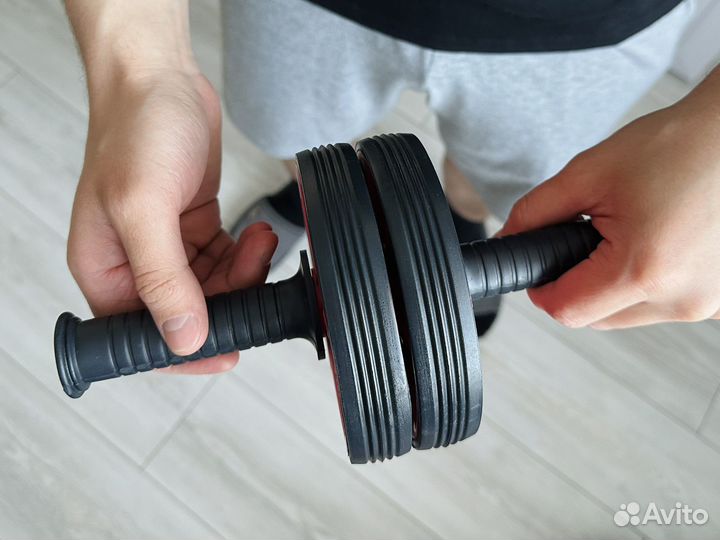 Ролик для пресса двойной