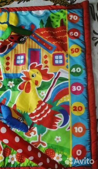 Развивающий коврик-ростомер