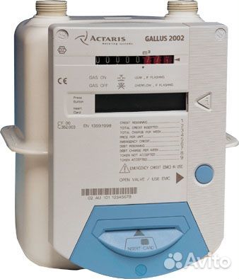 Счетчик Батарейк Карта Itron Галлус G4 G6-RF1