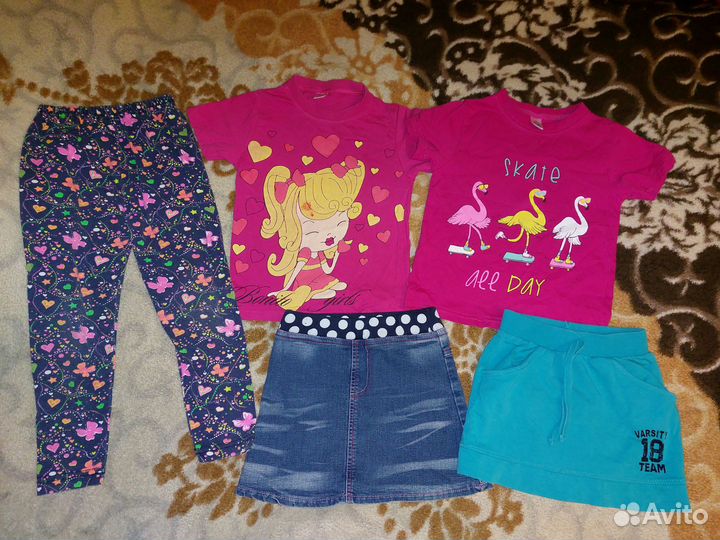 Вещи пакетом на девочку 98-104