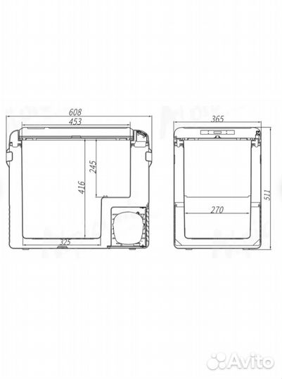 Компрессорный автохолодильник Alpicool CL50