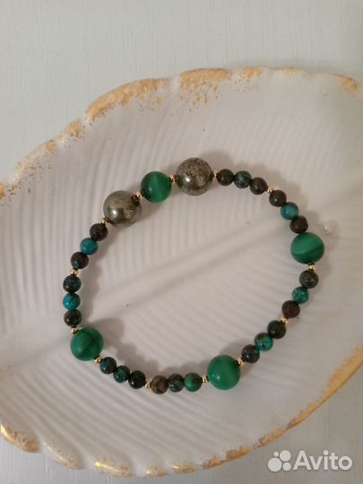 Браслет из натуральных камней на заказ ручной рабо