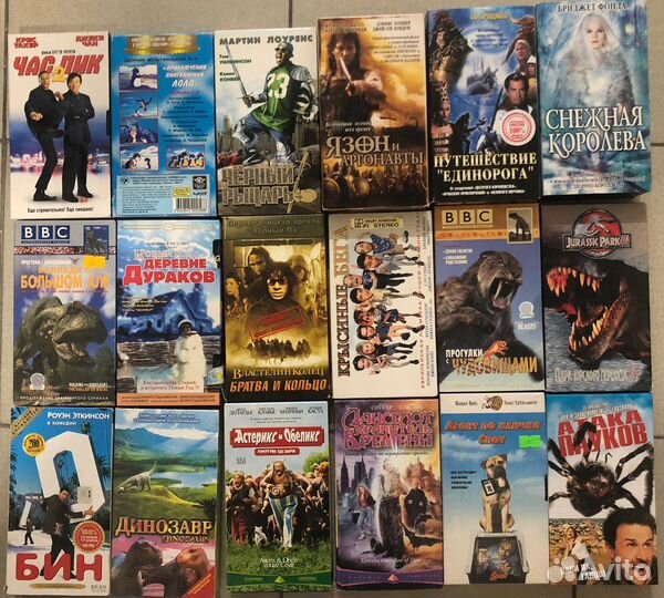 Видеокассеты коллекция