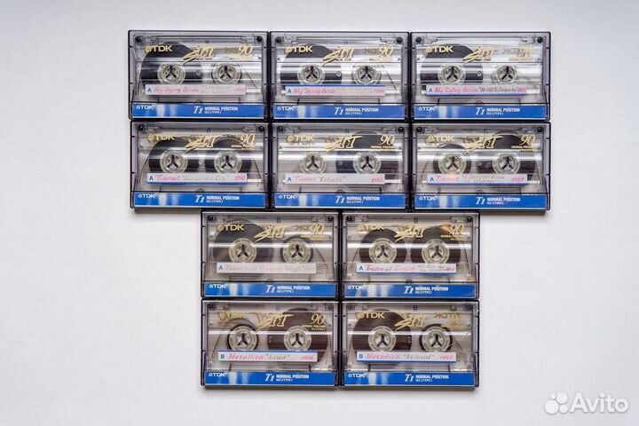 Аудиокассеты TDK и Konica под перезапись