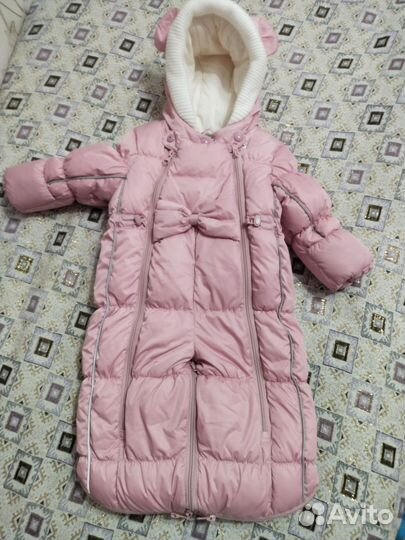 Зимний комбинезон для девочки 80