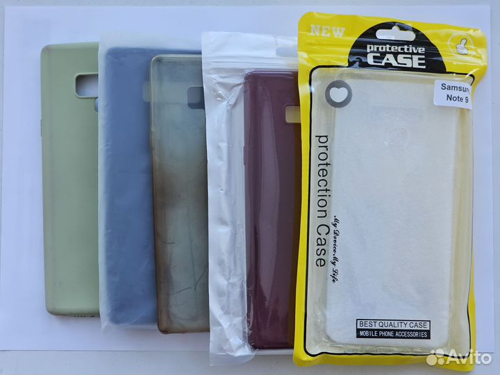 Чехлы силиконовые на Galaxy Note 9