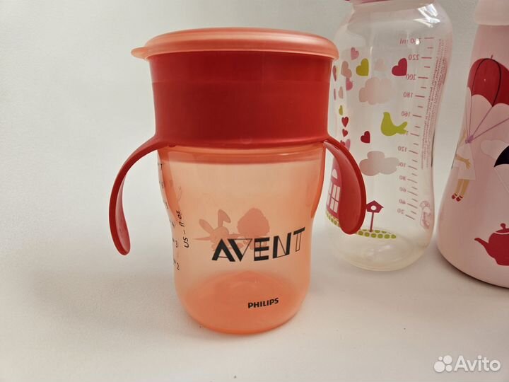 Бутылочка поильник непроливайка детская Avent