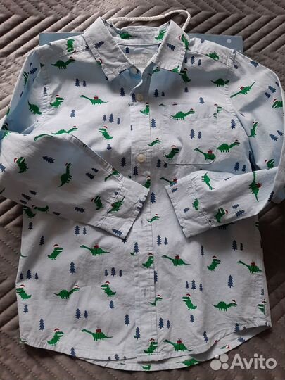 Рубашка для мальчика на рост до 128