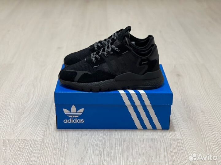 Кроссовки Adidas Nite Jogger Black (41-45)