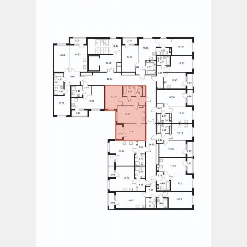 2-к. квартира, 57,4 м², 2/9 эт.