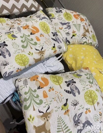 Бортики в детскую кроватку