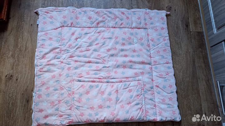 Конверт на выписку для девочки демисезонный