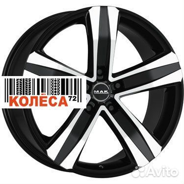 MAK Stone 5 7.5x18 5x130 ET53 Dia71.6 Black Mirror