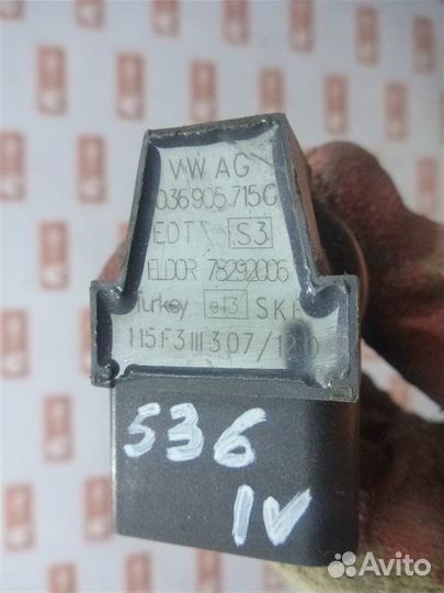 Катушка зажигания Volkswagen Golf 5K1 cgga 2012