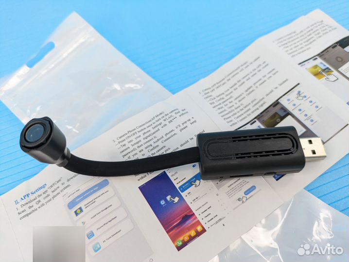 Камера видеонаблюдения Wifi mini гибкая