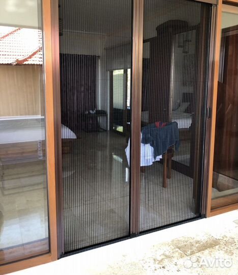 Москитная сетка плиссе для дома и дачи