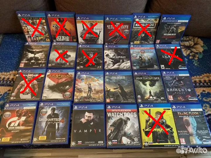Игры для ps4 (Диски)