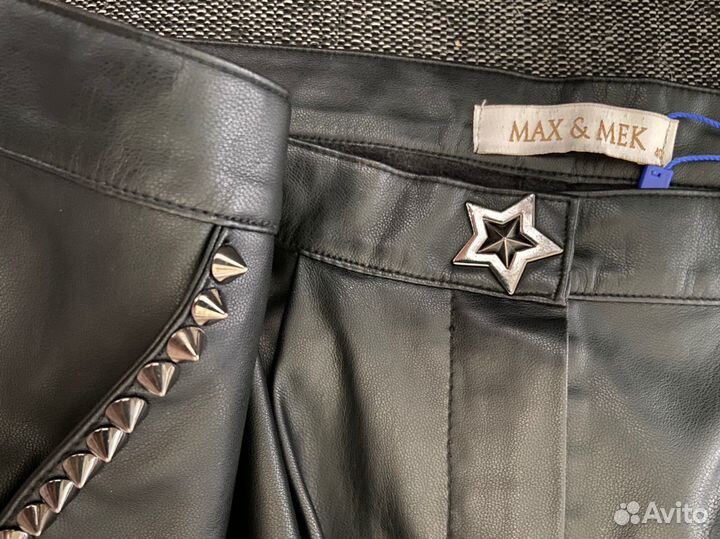 Кожаные шорты новые