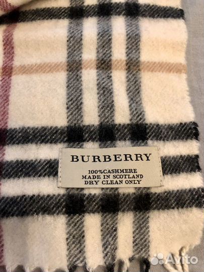 Шарф burberry кашемир