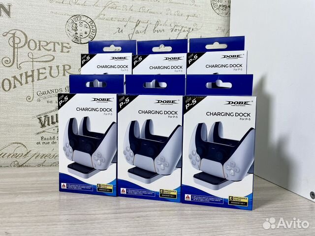 Док-Станция для зарядки PS4/PS5 от dobe