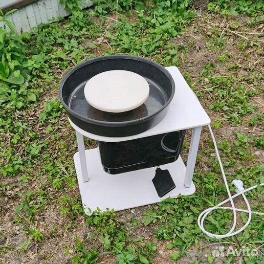 Гончарный круг с аккумулятором. Ручная сборка