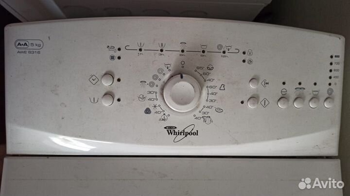 Стиральная машина Whirlpool с вертикальн.загрузкой