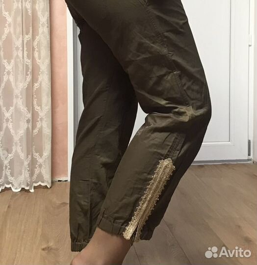 Брюки укороченные