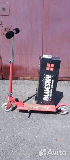 Самокат-снегокат детский