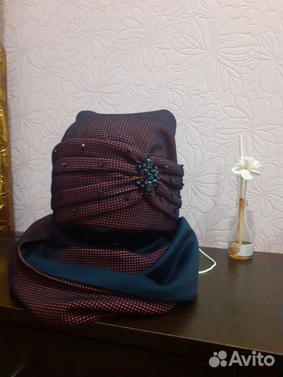 Новый комплект (шапка+снуд)