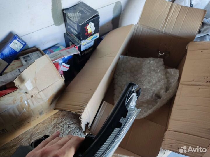 Фара правая chevrolet cruze новая трещина корпуса