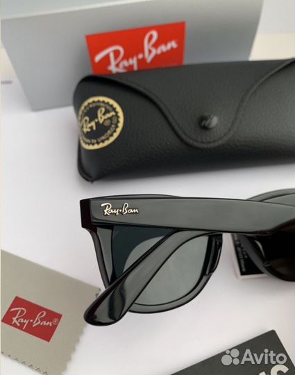 Очки ray ban wayfarer 50 черные