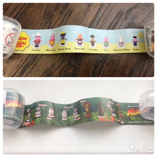 Серии chupa chups Миньоны, Мадагаскар, Тролли, Сви