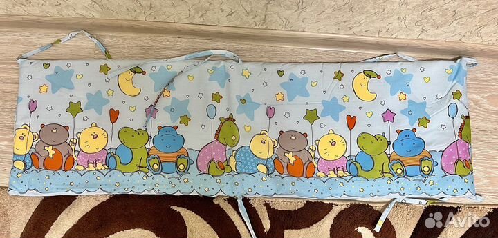 Бортики в детскую кроватку как Новые